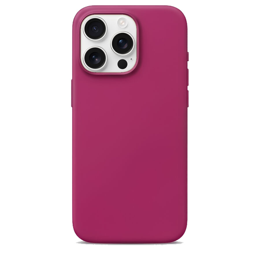 Coque en silicone avec MagSafe pour iPhone 16 Pro